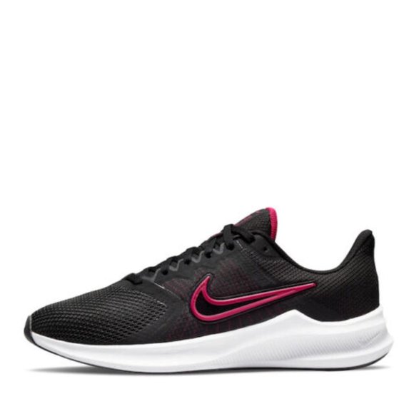NEW  Nike Women's Downshifter 11 Black/Fireberry   Running Shoes size 6 - Picture 4 of 9